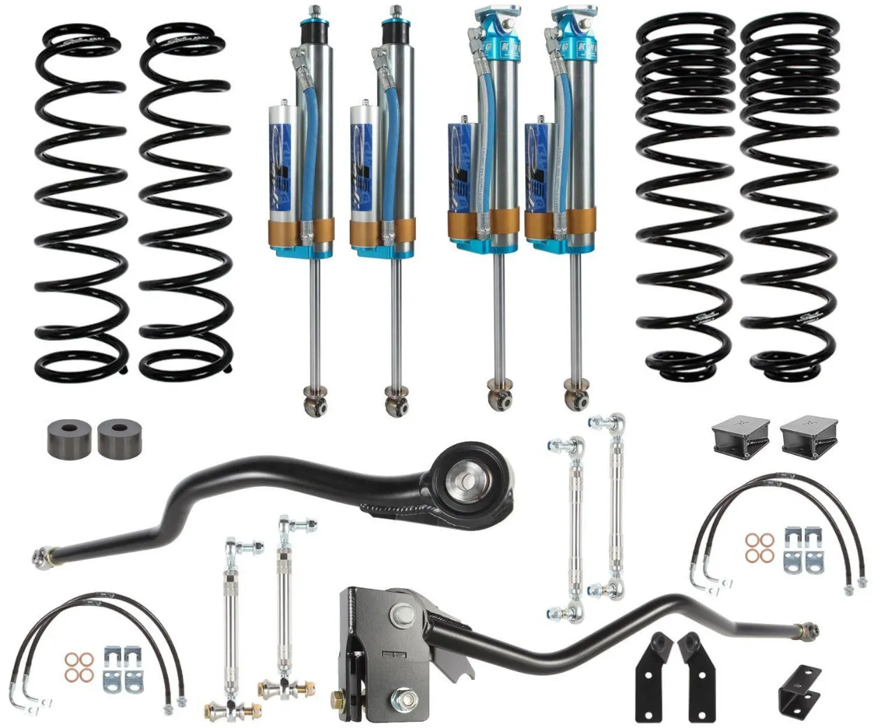 '07-17 Jeep JKU Carli Suspension 2.5 Pathfinder System-3" Lift