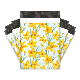 10x13 Daffodil Poly Mailers Shipping Envelopes Premium Printed Bags