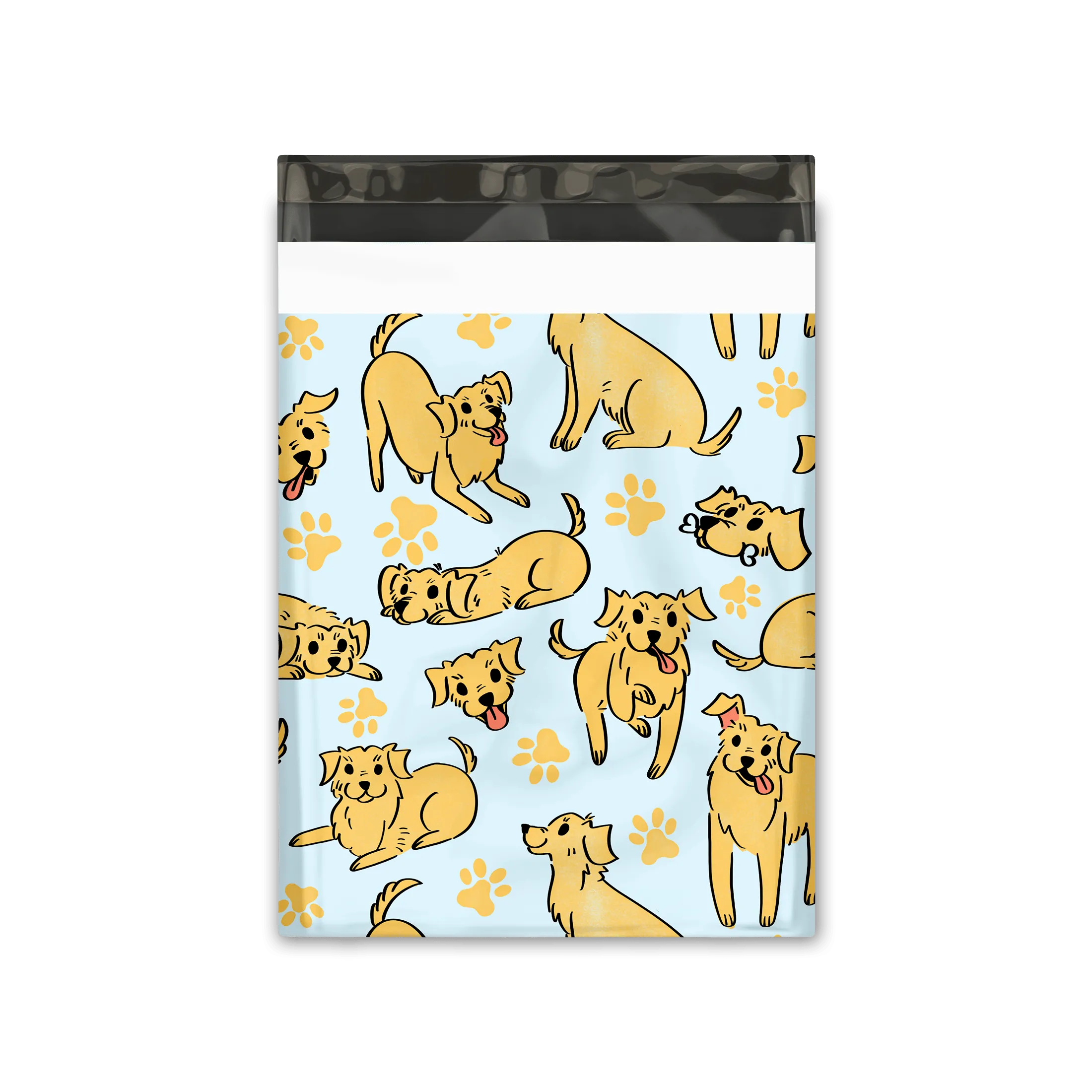 10x13 Dogs Designer Poly Mailers Shipping Envelopes Premium Printed Bags