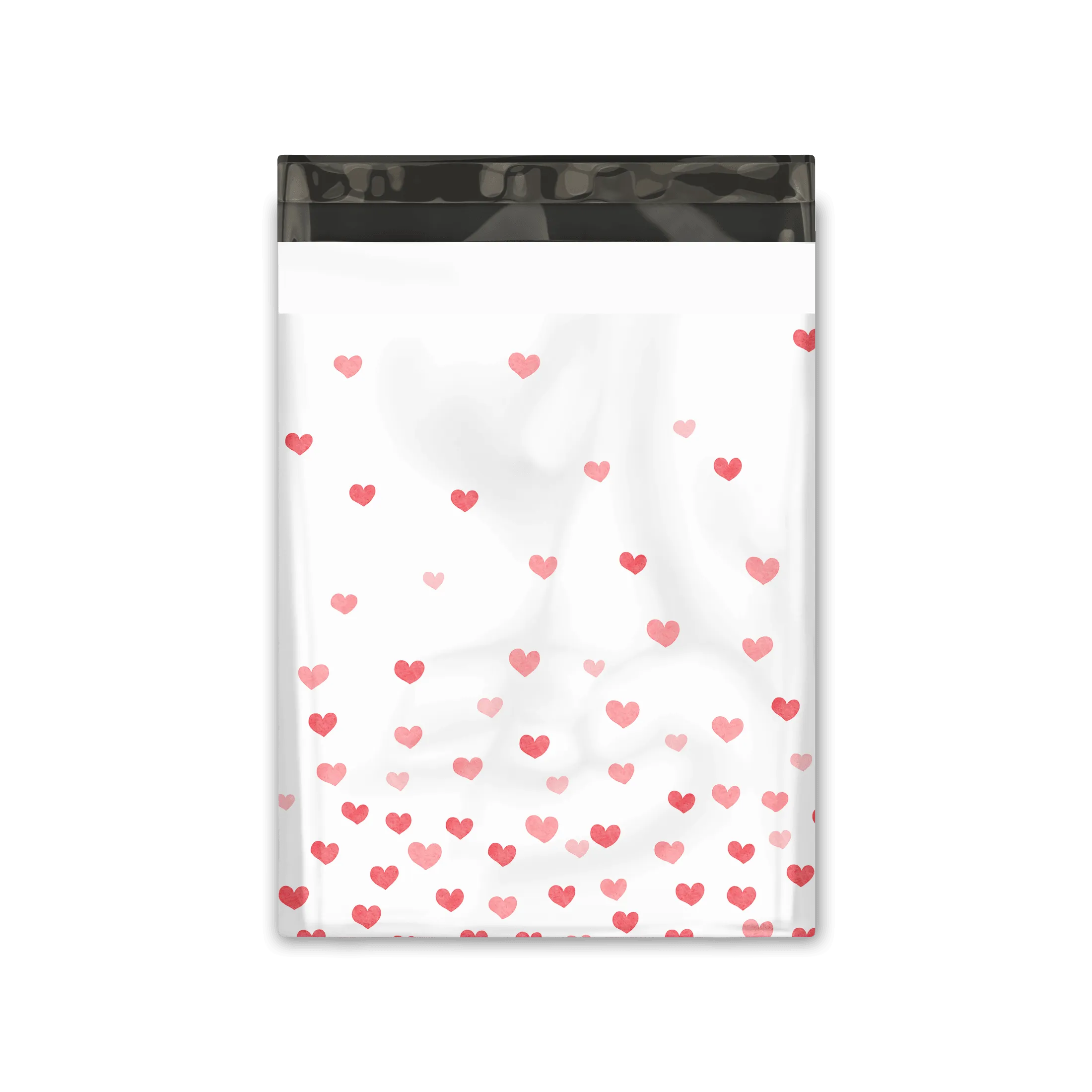 10x13 Fading Hearts Designer Poly Mailers Shipping Envelopes Premium Printed Bags