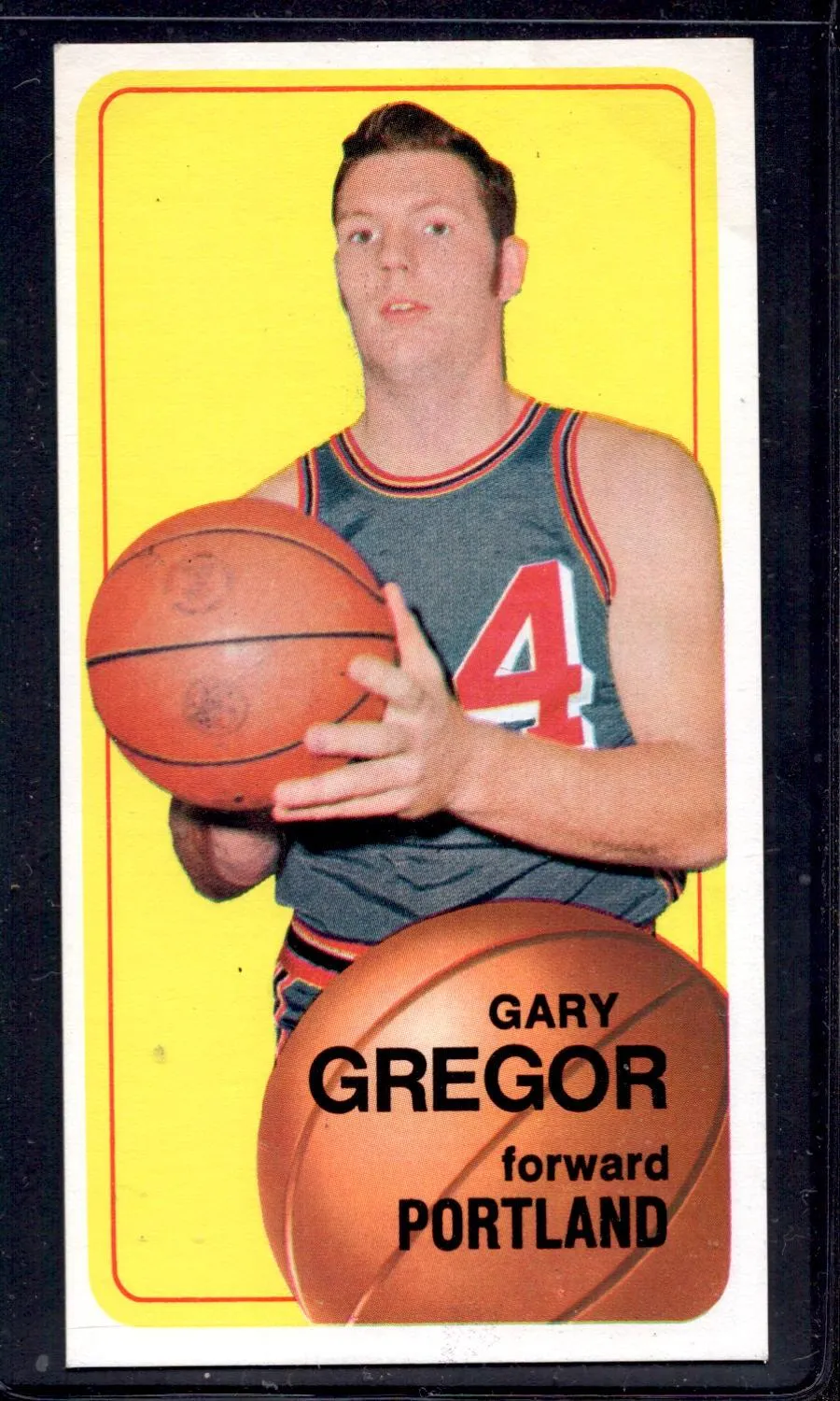 1970-71 Topps #89 Gary Gregor Portland Trail Blazers Basketball Cards