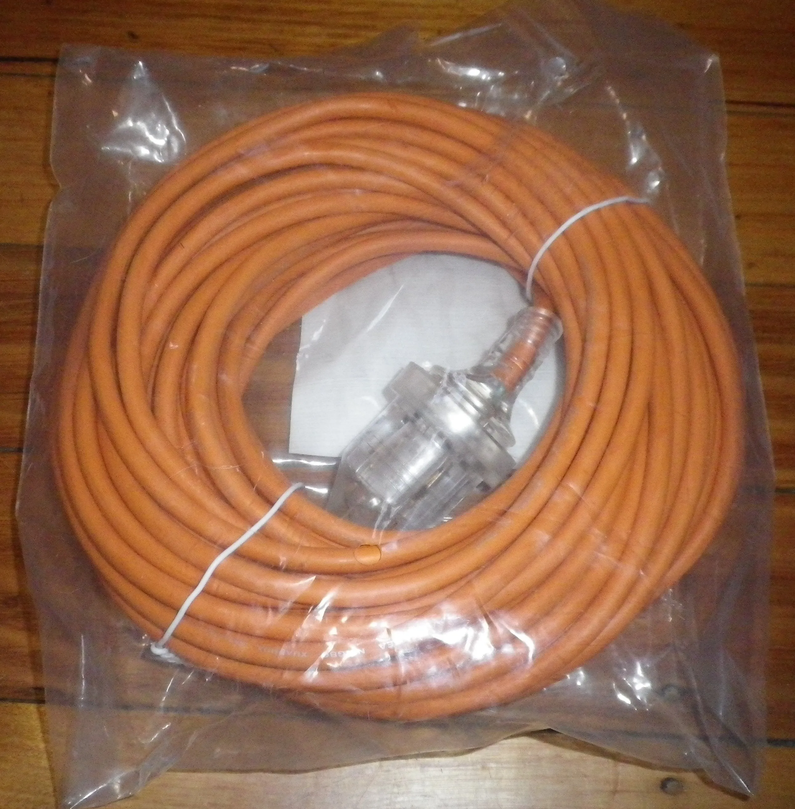 20metre 10amp Orange Rubber Mains Power Extension Cable - Part # CER2010