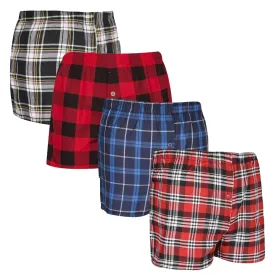 6 Pack Assorted Mens Woven Boxers