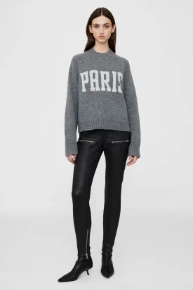 Anine Bing - Kendrick Sweater in University Paris Charcoal