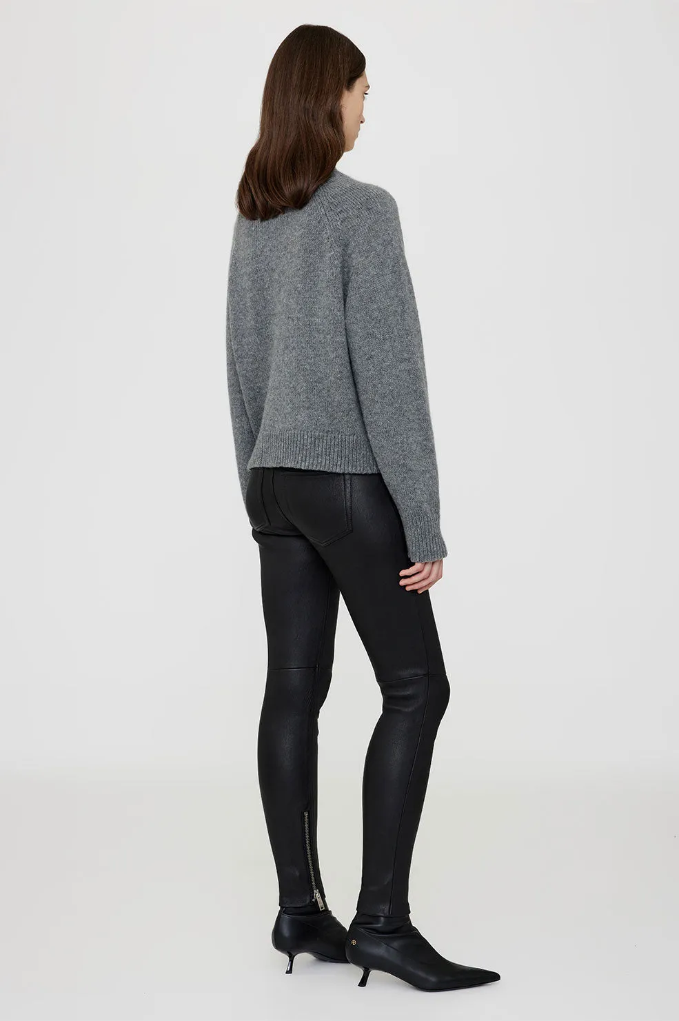 Anine Bing - Kendrick Sweater in University Paris Charcoal