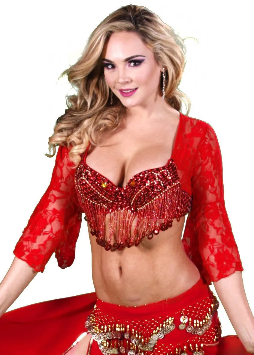 Belly Dance Tribal Lace Bra Top | NOCHE TOP