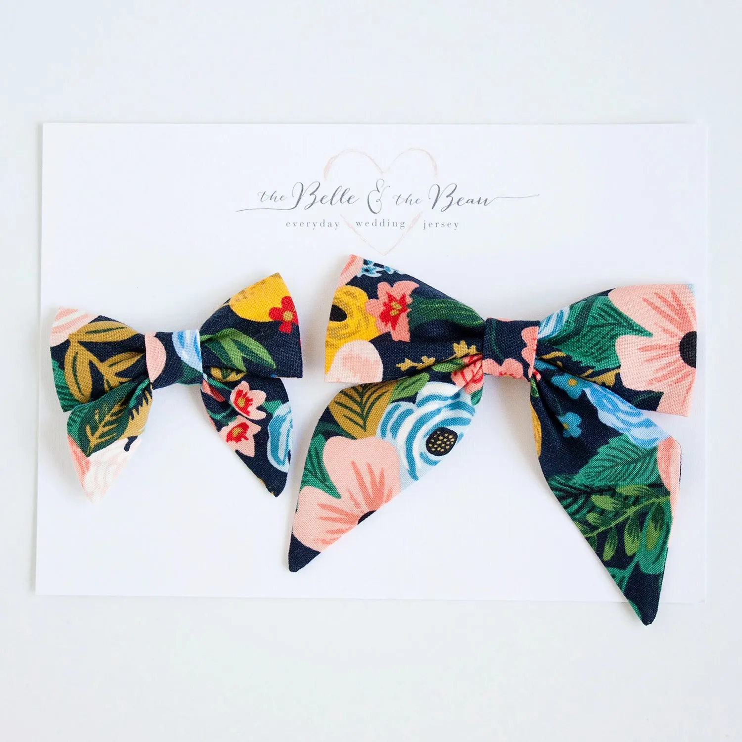 Boy's Pocket Square / Garden Party In Navy