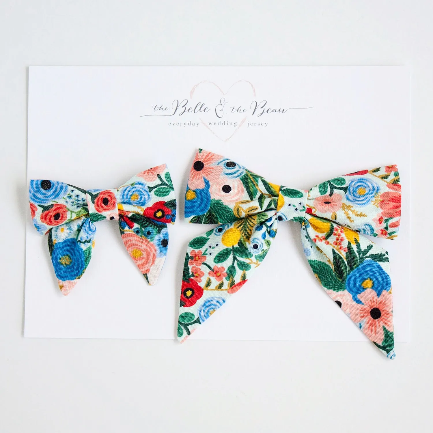 Boy's Pocket Square / Petite Garden Party In Blue