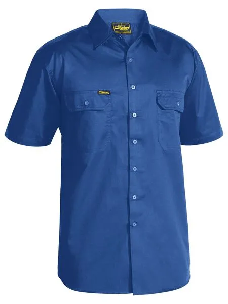 BS1893 Bisley Cool Lightweight Drill Shirt - Short Sleeve