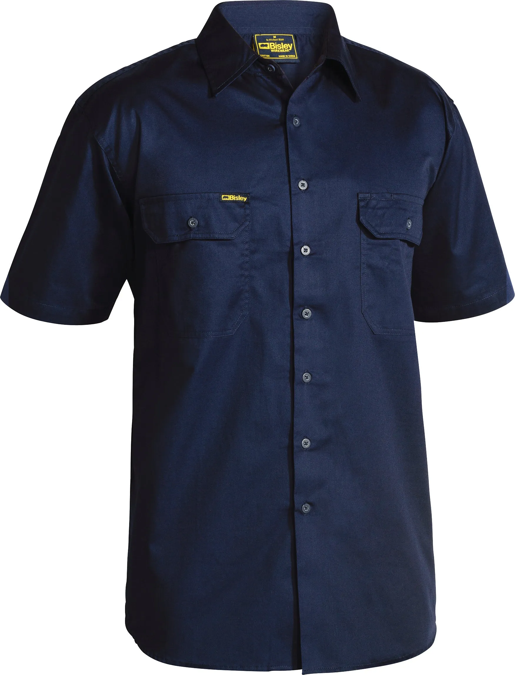 BS1893 Bisley Cool Lightweight Drill Shirt - Short Sleeve