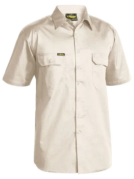 BS1893 Bisley Cool Lightweight Drill Shirt - Short Sleeve