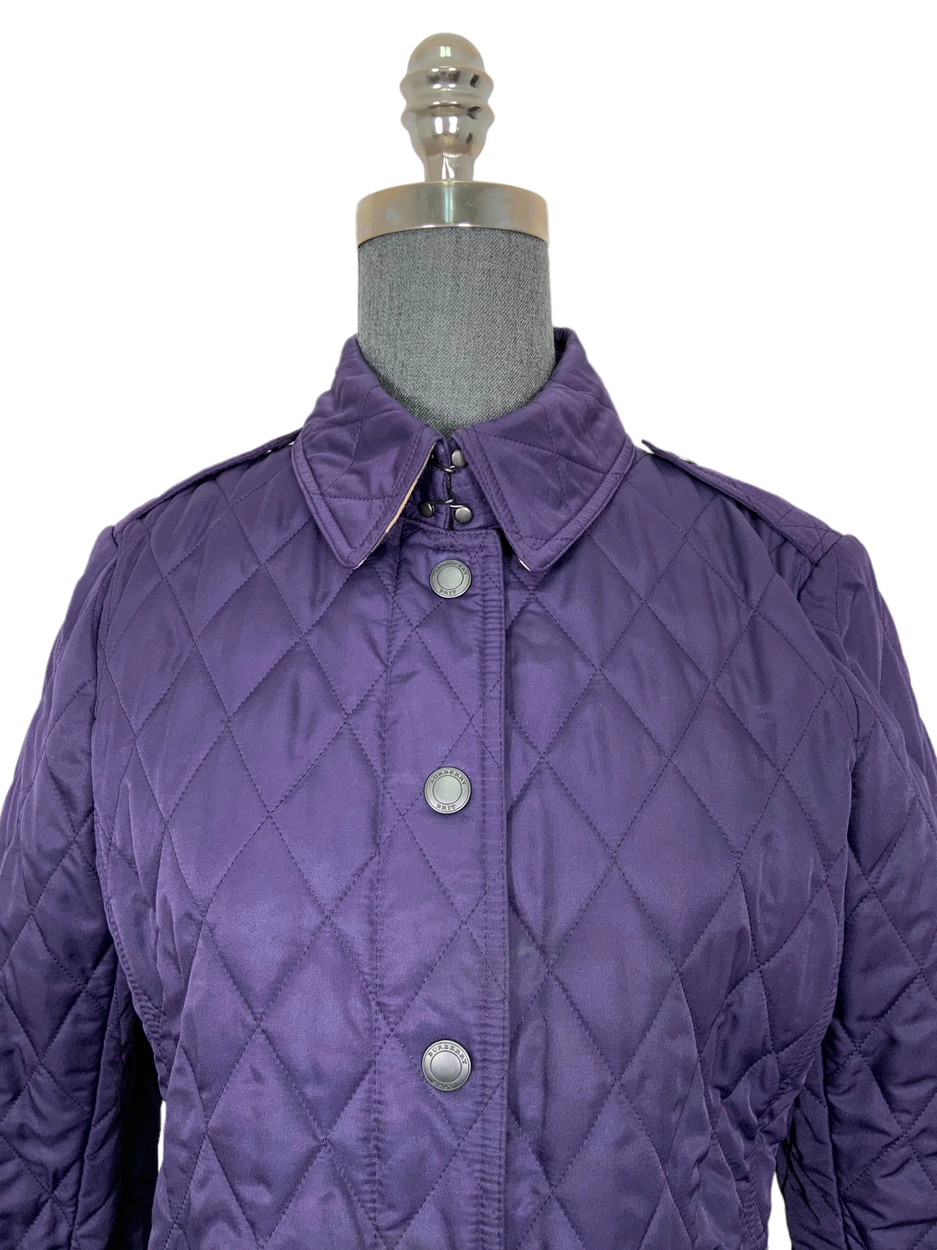 Burberry Brit Diamond Quilted Jacket Size M