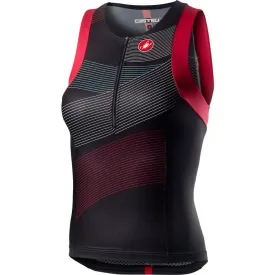 Castelli Women's Free W Tri Singlet - Multicolor Black