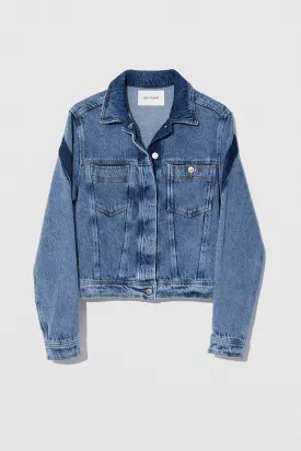 D Denim Regular Jacket Stone Wash Cotton