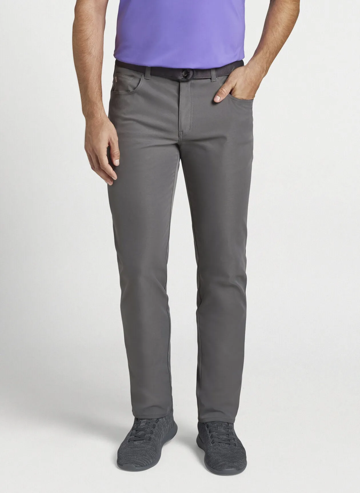 eb66 Performance Five-Pocket Pant in Iron by Peter Millar