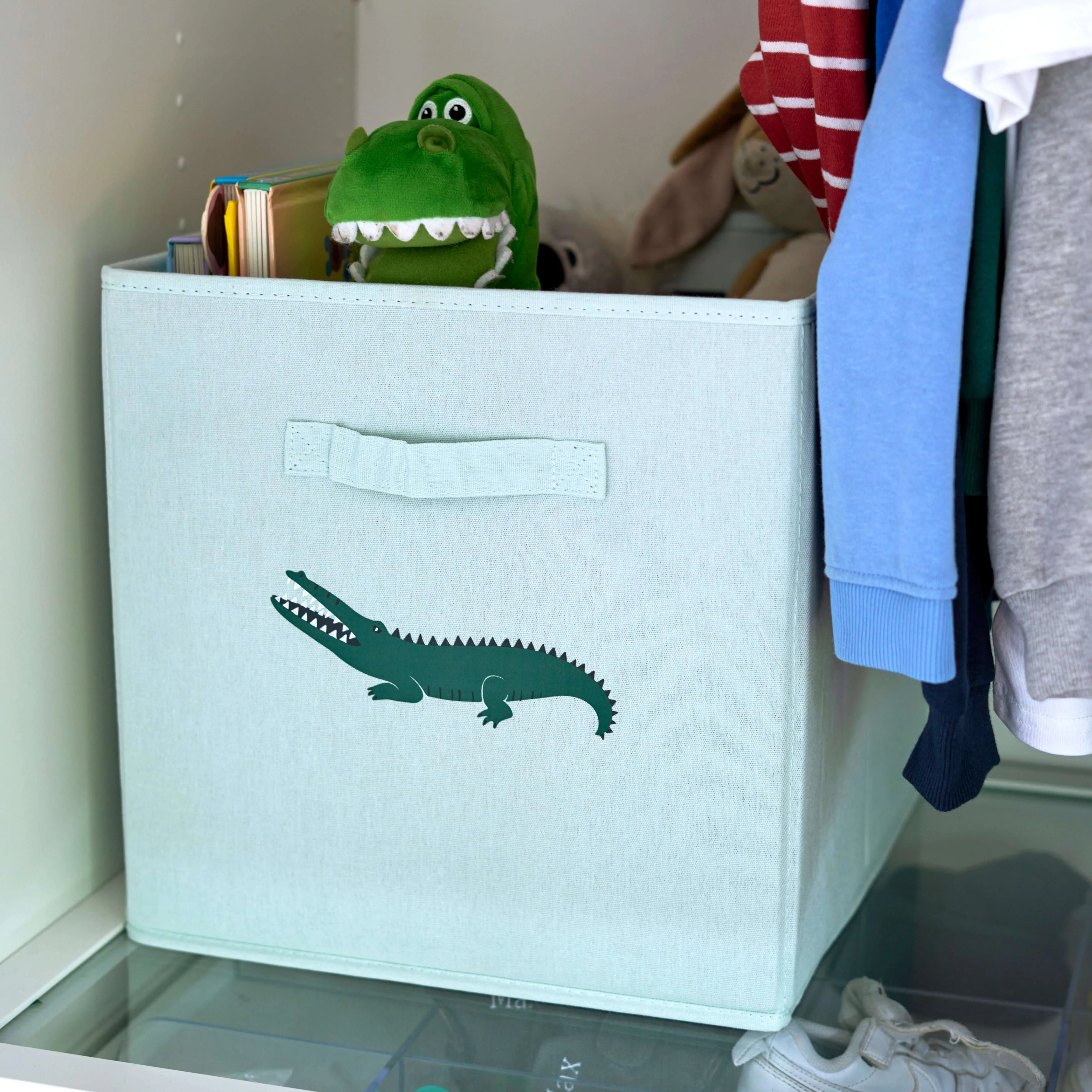 Foldable Material Children's Storage Box - 33 x 38 x 33cm