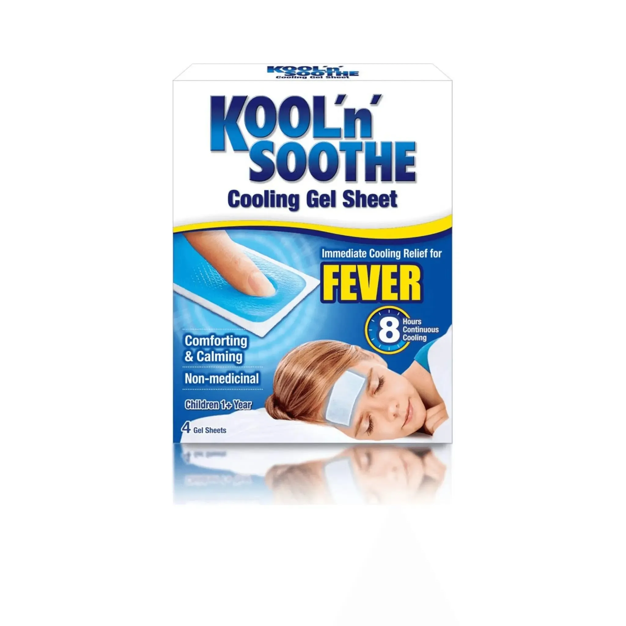 Kool 'n' Soothe Fever Cooling Strips Sachets Kids Pack of 4