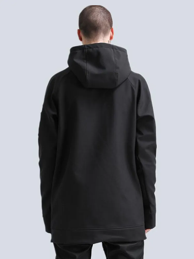 Men's Black Snowboard Hoodie