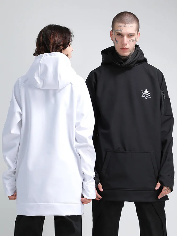 Men's Black Snowboard Hoodie