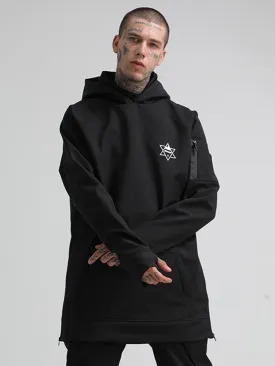 Men's Black Snowboard Hoodie