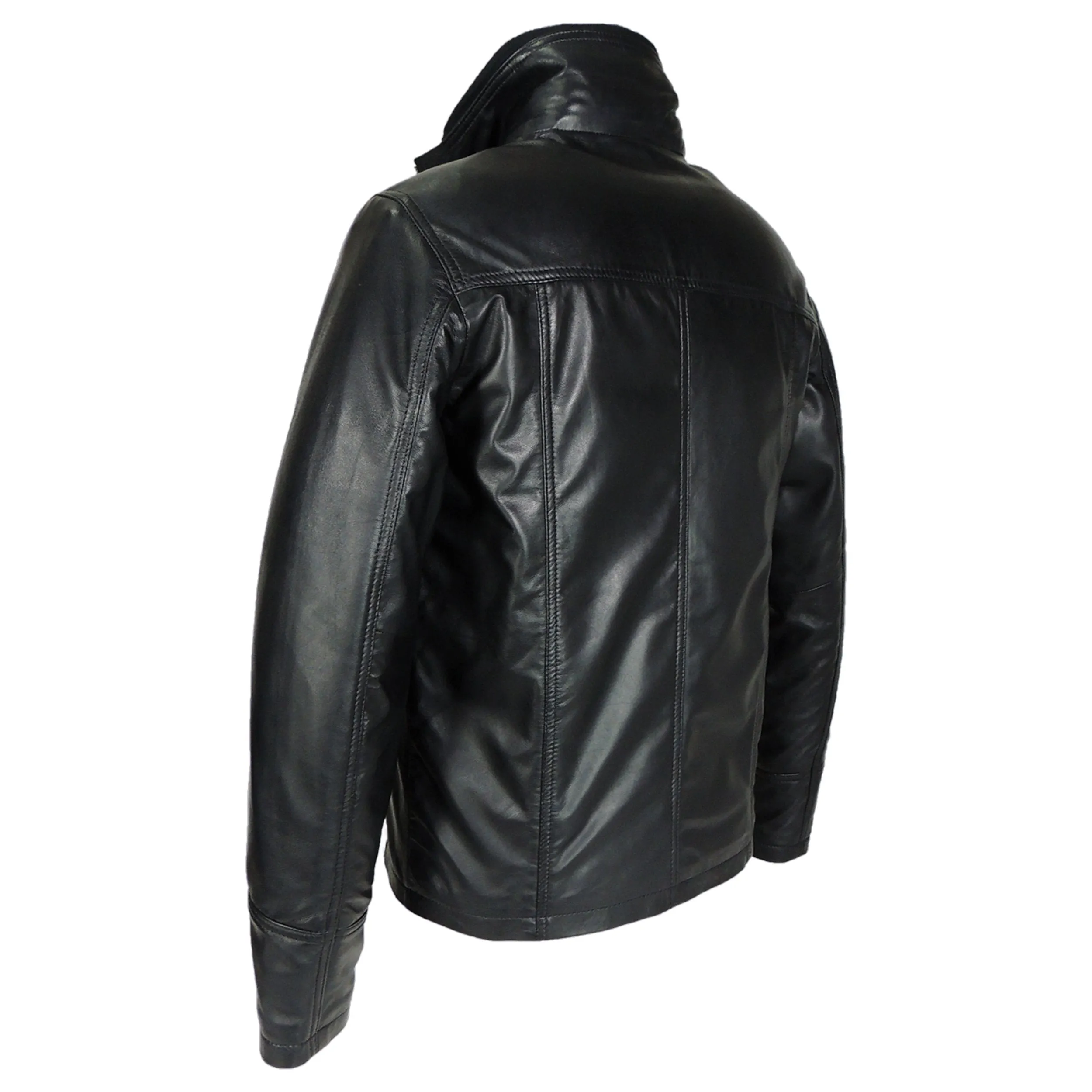 Mens Oxford Csaba Leather Jacket - Discounted!