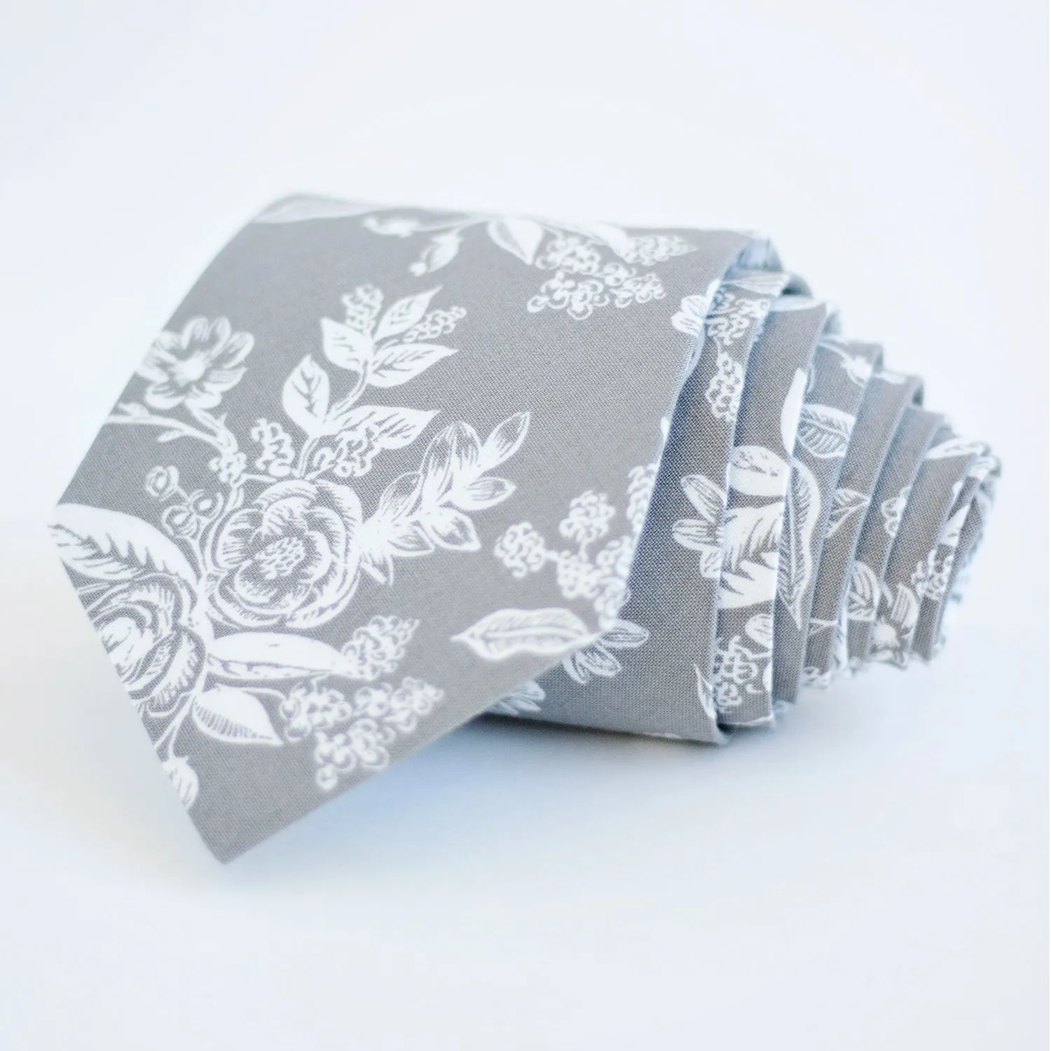 Men's Pocket Square / Grey Toile