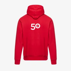 Men's red 50 hoodie