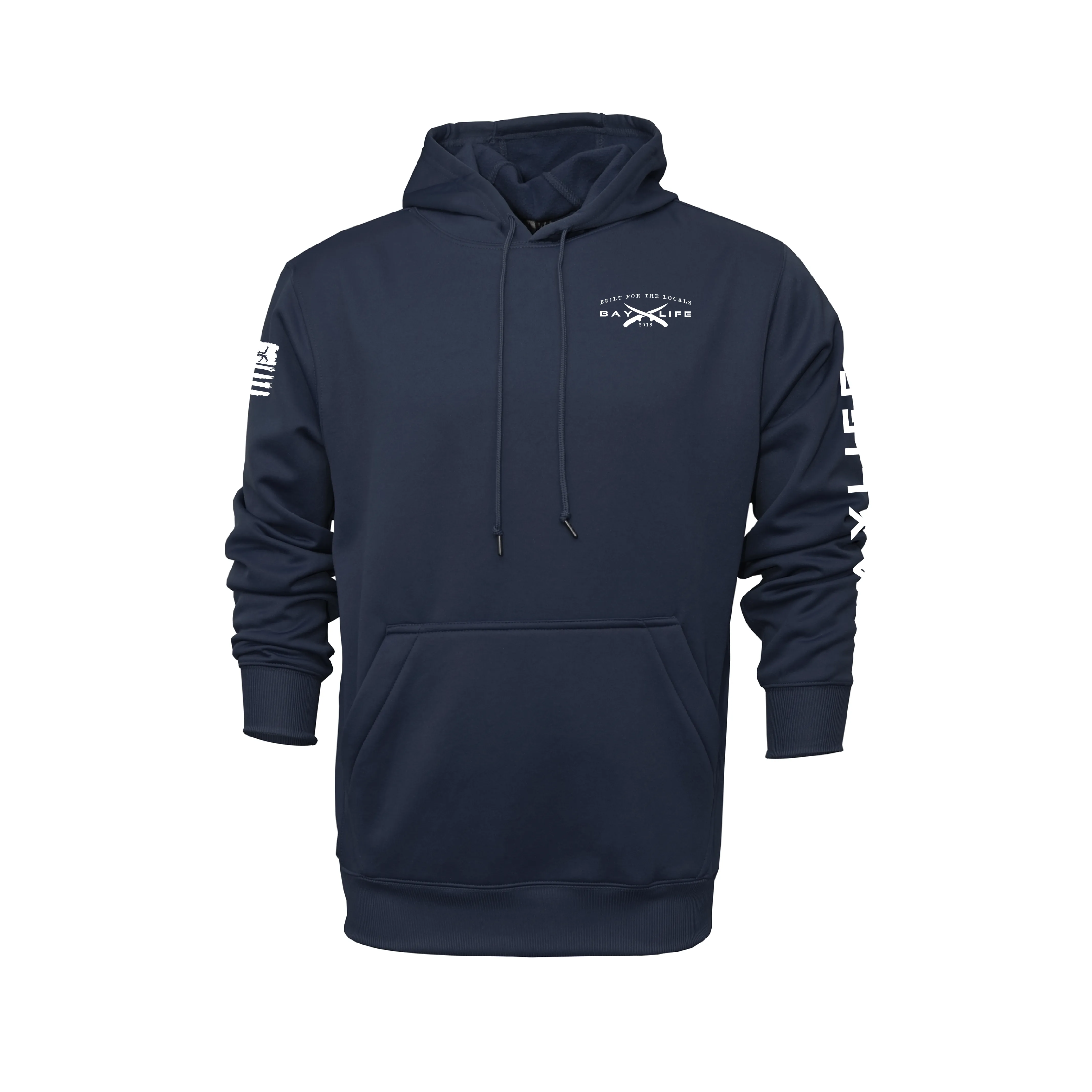 Oyster Props | Performance Fleece Hoodie | Navy