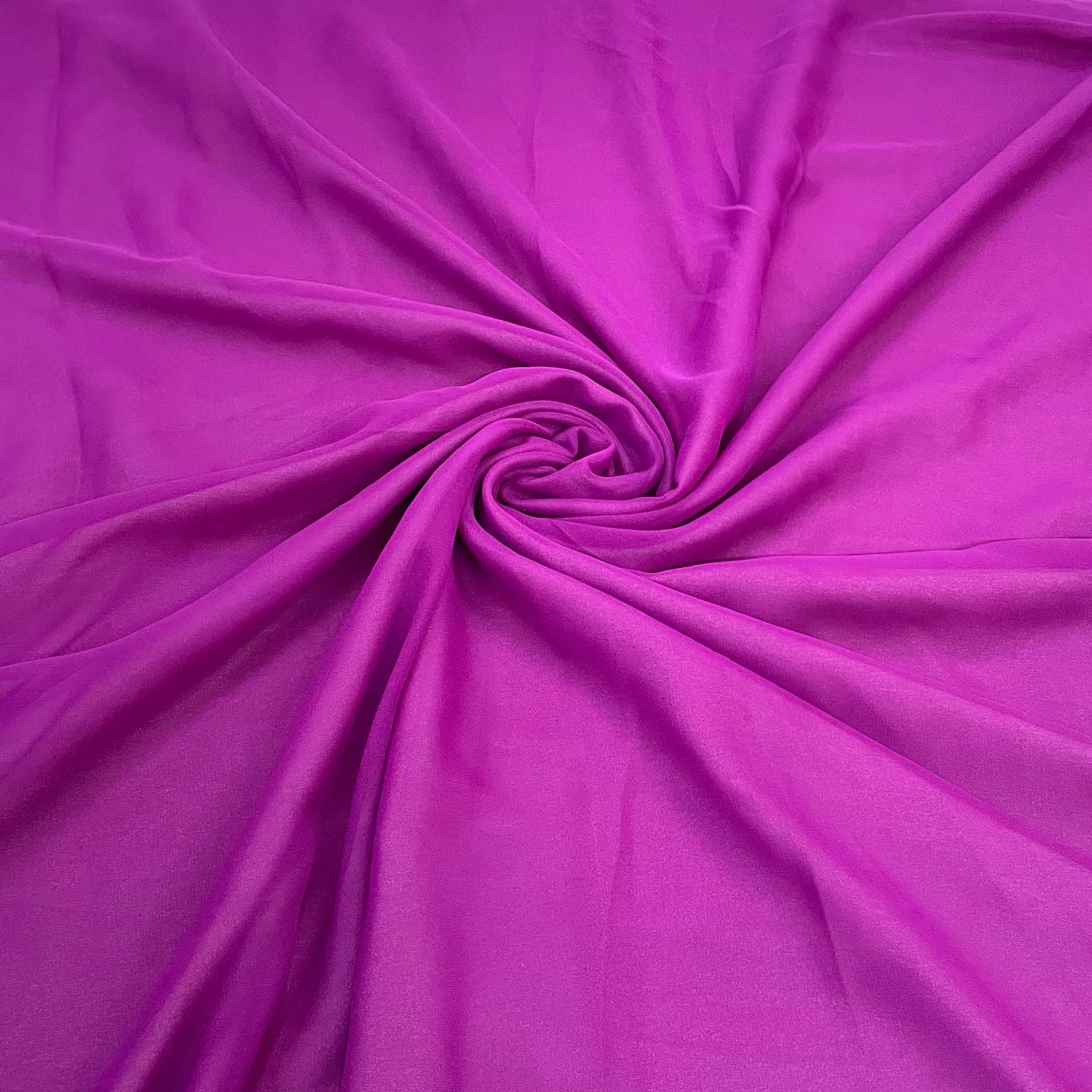 Purple Solid Georgette Fabric