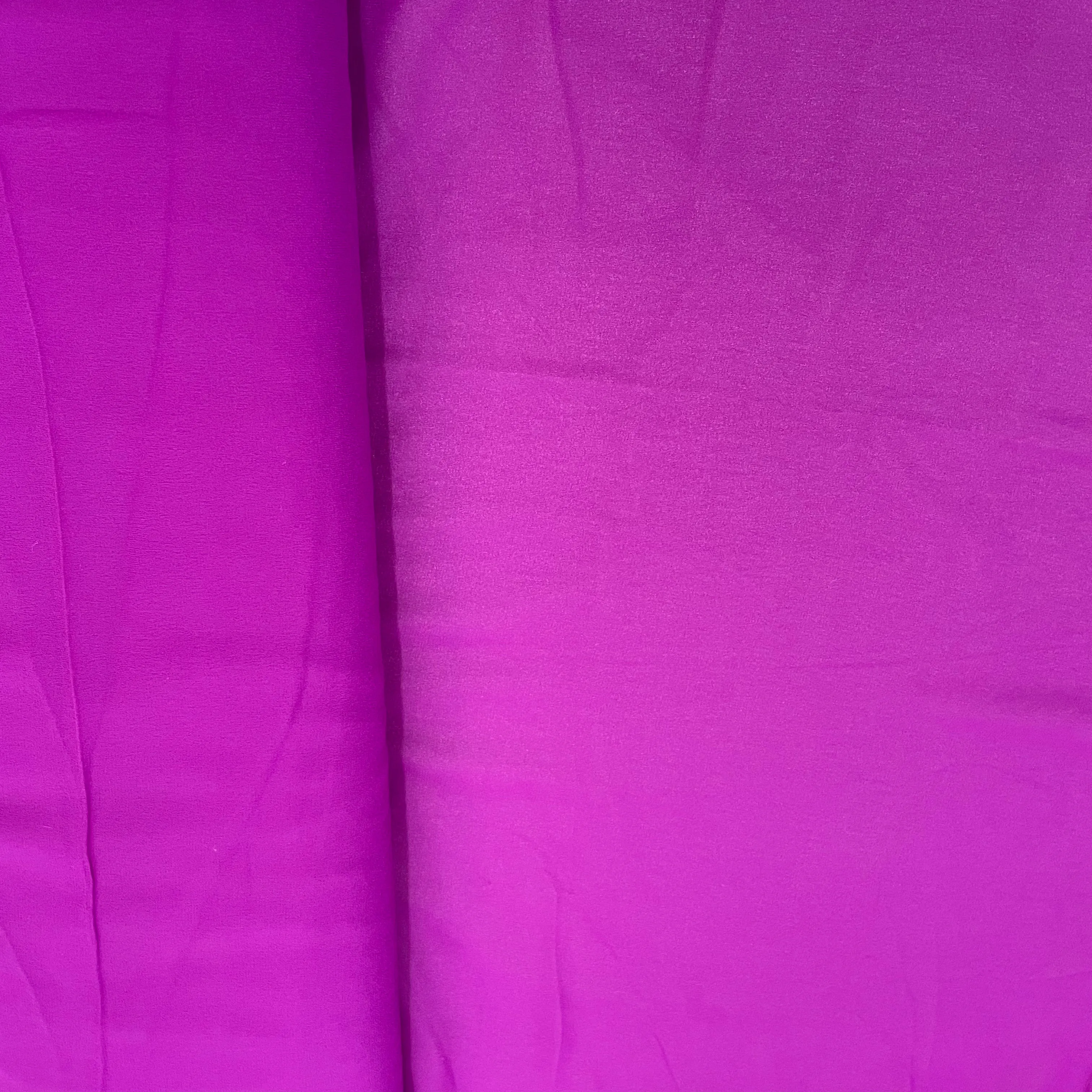 Purple Solid Georgette Fabric