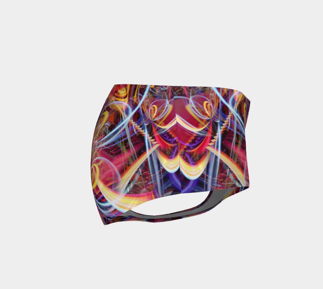 TRIPPING THE LIGHT FANTASTIC MINI SHORTS