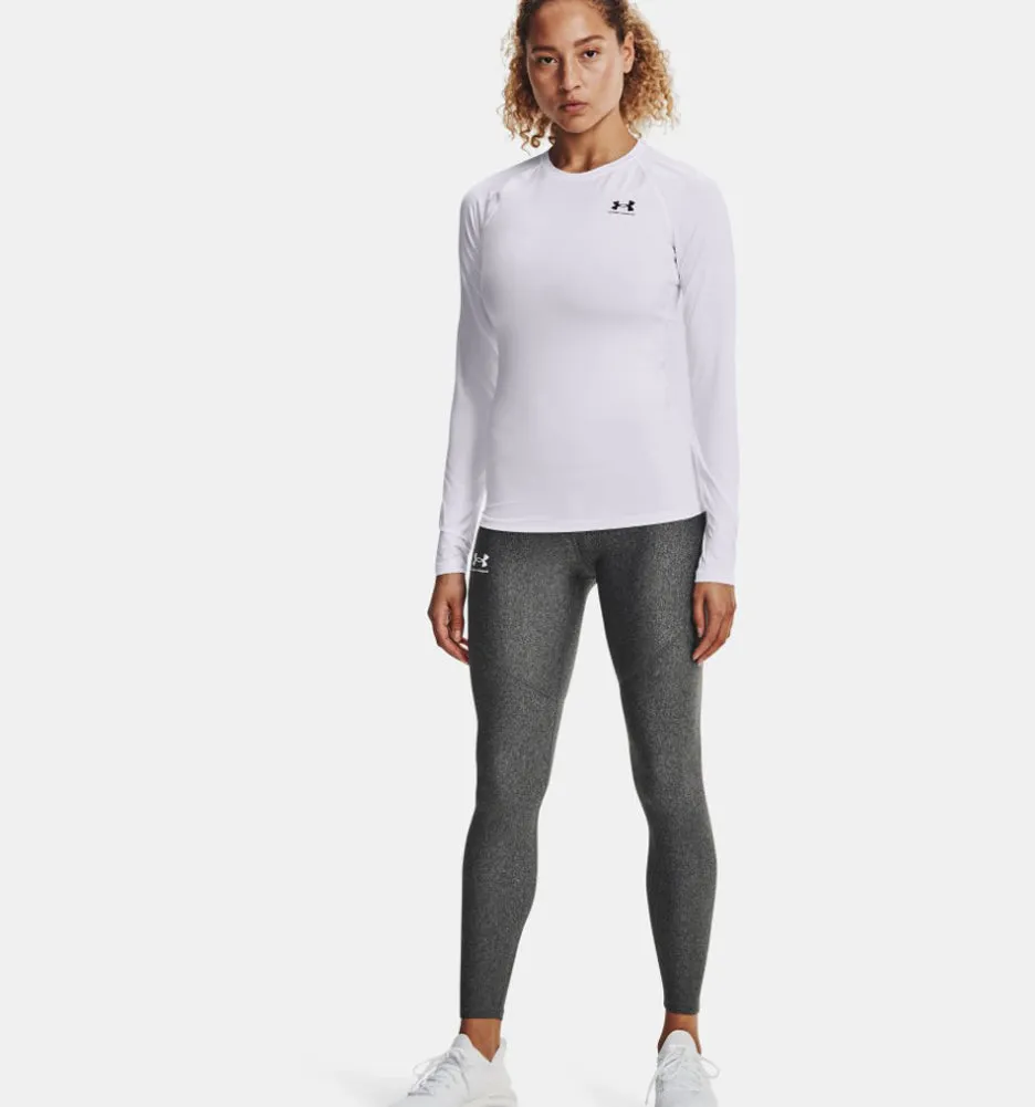 UA HG Authentics Legging in Grey by Under Armour