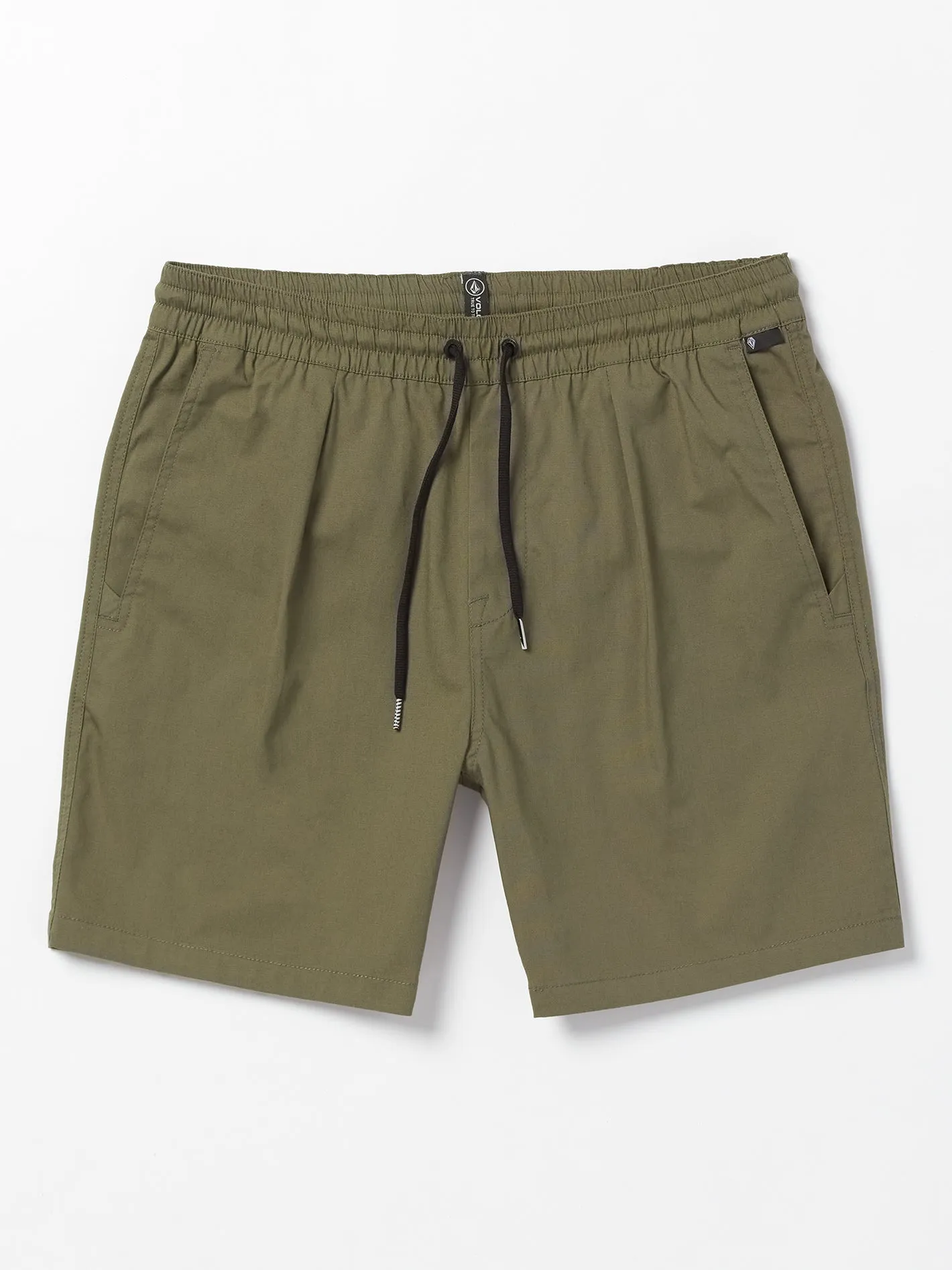 Villa Rue Elastic Waist Shorts - Bison