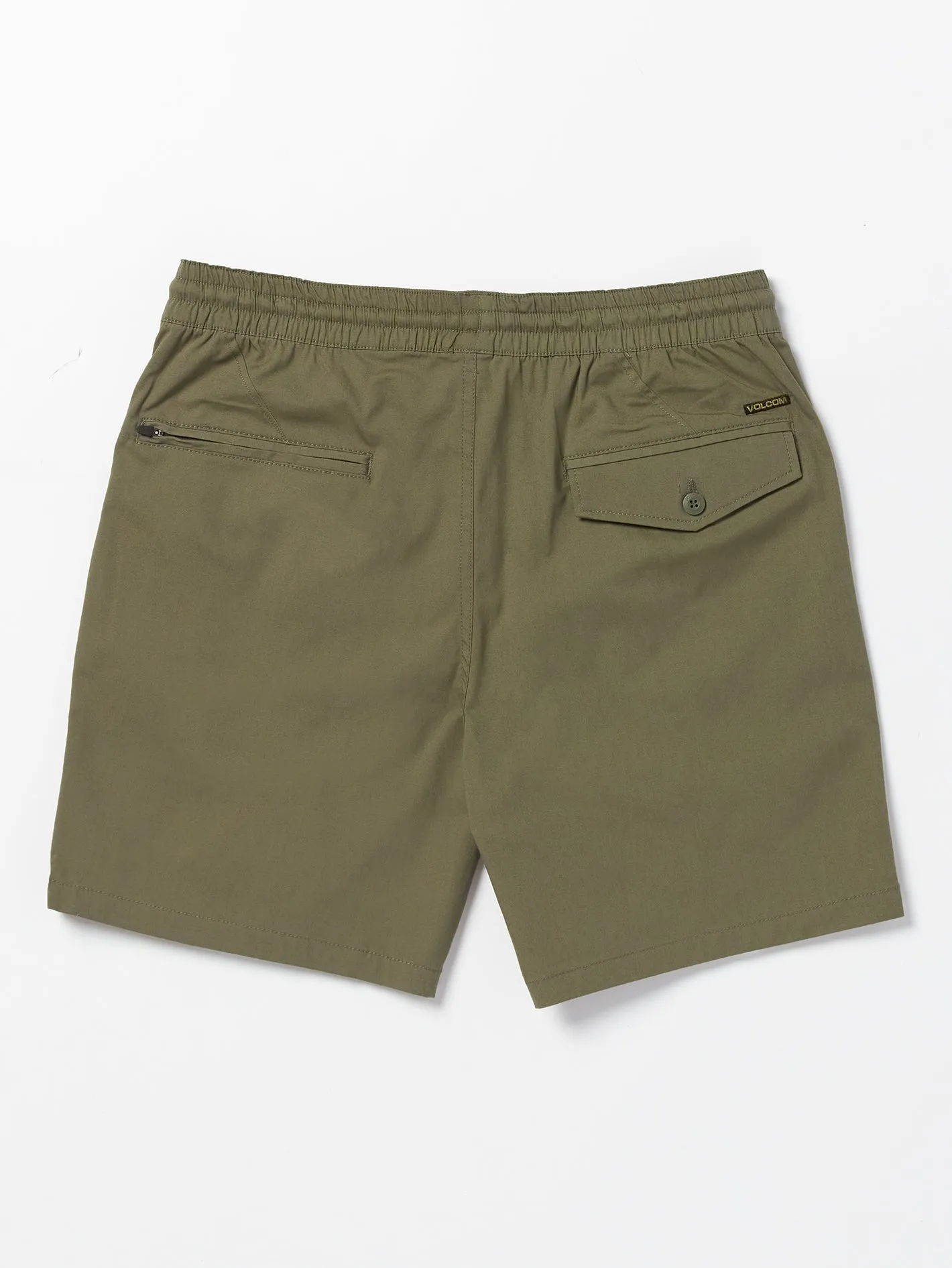 Villa Rue Elastic Waist Shorts - Bison