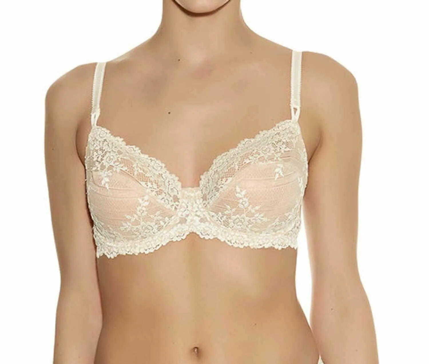 Wacoal Embrace Lace Underwire Bra Nude | Naturally Nude Ivory Wacoal Embrace Lace Bras