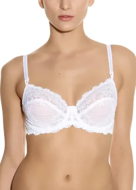 Wacoal Embrace Lace Underwire Bra, White | Delicious White Wacoal Bras