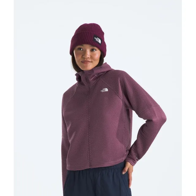 Women's Dotknit Thermal Full Zip Hoodie