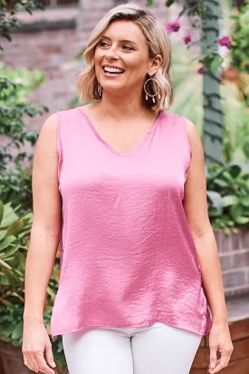 Zoe Sleeveless Top Pink